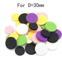 Tharv 20 Pieces Supplemental Pad for Car Vent Clip Perfume Clip Air Purifiers Aroma Diffusers Fragrance Oil Diffuser Locket for D=30mm Diffuser