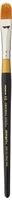 KingArt Original Gold 9520 Series 9520-1/2, Premium Artist Brush, Golden TAKLON Filbert RAKE-Size: 1/2
