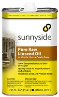 Sunnyside 87332 Pure Raw Linseed Oil, Quart