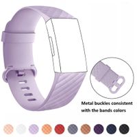 DB Replacement Bands Compatible for Fitbit Charge 3 & Charge 3 SE, Classic & Special Edition Adjustable Sport Wristbands Large & Small for Women Men