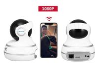 Bozikey 1080P WiFi Wireless IP Security Smart Home Surveillance Indoor Camera Pan/Tilt with Cloud Service,Motion Detection,Auto-Cruise,Night Vision,Two-Way Talk Elder/Pet/Office/Baby Monitor