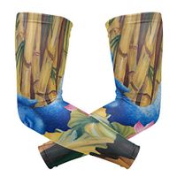 LEVEIS Lotus Arm Sleeves UV Protection for Men Women Sunblock Protective Gloves Running Golf Cycling Driving Long Arm Cover 1 Pair