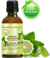 ORGANIC BERGAMOT ESSENTIAL OIL Italian. 100% Pure Therapeutic Grade, Premium Quality, Undiluted. 0.17 Fl.oz.- 5 ml.