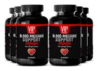 Buchu Leaves - Blood Pressure Support - Natural Blood Pressure reducers (6 Bottles - 360 Capsules)