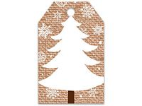 Christmas Tree Printed Gift Tags (50 Pack ) 2-1/4x3-1/2"