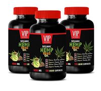 Anti inflammatory Pills - Organic Hemp Seed Oil 1000MG - Pain Relief - Brain and Heart Health - Fatty acids Oil - 3 Bottle (360 Liquid Caps)