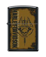 Zippo Harley-Davidson Precision Tuned Pocket Lighter, Black Matte