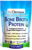 Bone Broth Protein Powder, Organic Bone Broth Collagen, High Quality, Chicken Bone Broth - Natural Flavor, USDA Organic, Keto & Paleo, Non-GMO, Gluten & Dairy Free