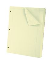 Oxford Engineering Computation Filler Paper, Greentint, 3-Hole Punched, Letter Size, 5 square inch ruling, 500-Sheets (26-145)