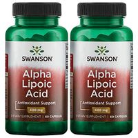 Swanson Alpha Lipoic Acid 600 mg 60 Caps 2 Pack