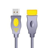 Hosyl USB 2.0 Extension Cable, USB A Male to Female Extension Lead for Gamepad, Flash Drive, Mouse, Keyboard, Printer, Scanner, Card Reader,Webcam, USB Headset, Security Camera,Gray (10FT/3M)