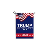 pretty_jessie Donald Trump American President Garden Flag 2020 Make Keep USA US Great Again Election Patriotic Flags Outdoor Decoration Double Sided Premium Fabric 12X18 Inch (Garden Flag)