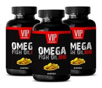 Natural Immunity Supplement - Omega Fish Oil 8060 - Omega 3 Fish Oil Supplement Premium Quality 180 softgels - 3 Bottles 180 Softgels