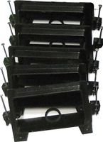Arlington LVN1 Low Voltage Mounting Bracket W/ Nails, 1-Gang, Black, 5-Pack