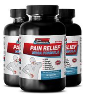 Pain Pills - Pain Relief MEGA Formula - 610MG - msm with Turmeric - 3 Bottle (180 Capsules)