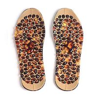 Romonacr Foot Massager Insoles with Gel Cobblestone Shape Design Reflex Therapy Massage Cushion to Relieve Foot Decompression Pain S (35-40 Yards)