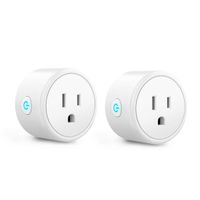 Mini Smart Plugs - Aoycocr WIFI Outlet Compatible with Alexa, Google Home & IFTTT, Remote Control with Timer Function Switch,ETL/FCC/Rohs Listed Socket, White(2 Pack)