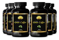 Immune System Supplement - Natural Green Coffee Bean Extract Cleanse 400 mg - Licorice Root Extract - 6 Bottle 360 Capsules
