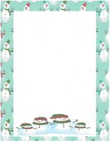 Snowman Stationery Printer Paper 26 Sheets