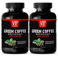 Garcinia Cambogia Premium - Green Coffee Bean Extract with GCA 800 - Improved Mood (2 Bottles - 120 Capsules)