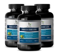 Boost Testosterone Naturally - Pure Tribulus Terrestris Extract 1000mg 45% Saponins - Tribulus terrestris Boost Testosterone gain Muscle - 3 Bottles 270 Tablets