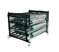 Portable Oyxgen Tank Cylinder stacker, DOT Compliant -42 M6 Size Cylinders