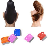 JYS Terminator Lice Comb! Stainless Steel Metal Teet Terminator Lice Hair Comb Brushes Rid Headlice Removes Nits Dust Nit