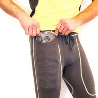 ActiveLine Sports Power Mend Compression Shorts and Reuseable Icing Pods Kit (Medium)