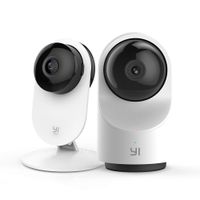 YI Indoor Security Camera Bundle Set, 1080p 2.4G Wi-Fi Smart Home Surveillance System with 24/7 Emergency Response, Motion Detection, App, Cloud Service - 1080P Home Camera and Smart Dome Camera X