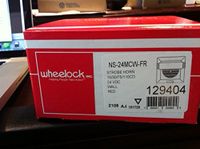 COOPER WHEELOCK NS-24MCW-FR 24 VDC SELECTABLE 15/30/75/110 cd, RED