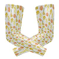 Pineapple Party with Orange Lemon Yellow Unisex Arm Sleeve,UV Protection Arm Compression Sleeve, Skin Protection Sport Arm Cooler Sleeve for Running Hiking Jogging Motorcycling Climbing Camping