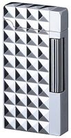 Sarome Flint Cigarette Cigar Lighter SD6A-07 Silver/Diamond head