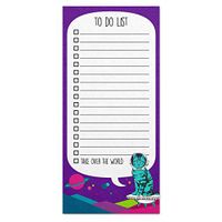 Wit Gifts Long Notepad, Cat