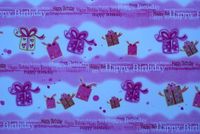 Gift Wrapping Paper - "Happy Birthday" Gift Boxes 3
