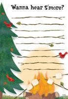 Kids S'More Camp Stationery, 10 Pack w/Stickers & Pen