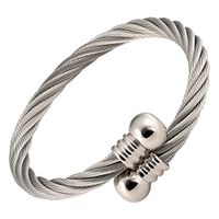 MAGNETJEWELRYSTORE Magnetic Therapy Bracelet High Power Stainless Wire Door Knob