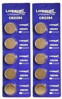 10 New LOOPACELL CR2354 2354 CR 2354 3V Lithium Coin Cell Batteries