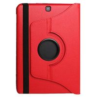 Jennyfly Protective Cover for 2019 Galaxy Tab S6 10.5(T865),Easy Viewing Duralble PU Leather 360 Degree Rotating Multiple Viewing Angles for Samsung 2019 Galaxy Tab S6 10.5(SM-T860/T865/T867) - Red