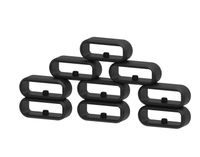 Replacement Fastener Ring for Garmin Vivoactive 3/Vivomove HR/Vivomove Watch Band 20mm Band Keeper(Pack of 11) Silicone Connector Security Loop Band Watch Band Keeper