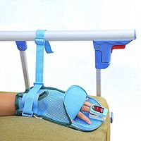 Airgoesin Medical Restricted Gloves Mitts Patient Hand Finger Straps Brace Restraint Constraint Control Belts Anti-Scratching Anti-Pull Tube Restless Self Harm Protector (Small, Left + Right)