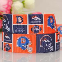 10 Yards 7/8" Inch 22mm popular sport team Logo Cartoon Printed Gift Grosgrain Ribbon