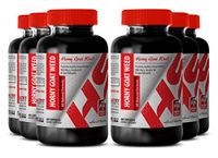 Mucuna pruriens Liquid - Horny Goat Weed All Natural Formula 1560 MG - Improve Longevity (6 Bottles)