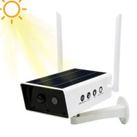 Goglor Solar Surveillance Camera Outdoor Wireless,1080P HD Night Vision Solar Powered Bullet Security Camera Wi-Fi IP for Android and iOS IPX67 Water-Proof,Weatherproof Induction (Style C)
