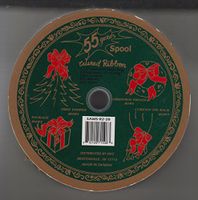 WIRED RIBBON- 55 YARD SPOOL -GOLD 2-1/2 INCH WIDE