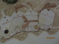 10 Asstd Rustic Wedding Gift Tags, Rustic Shower Thank You Gift Tags,Country Chic Gift Tags, Rustic Thank You Gift Tags