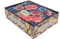 Punch Studio 12 Blank Floral Thank You Note Cards with Gold Foiling, Includes Matching Lined Envelopes