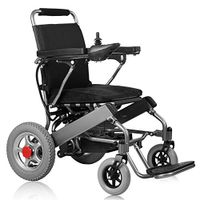 ZXOIHH Lightweight Portable Folding Mobility Electric Power Wheelchair for Old Elderly Disabled