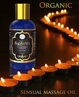 Euphoria Sensual Massage Oil for a Warming Stress Relief Massage - Organic Body Oil for Erotic Massage