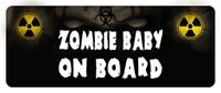 ZOMBIE BABY ON BOARD Zombie Car Laptop Wall Sticker