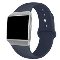 NAHAI Compatible Fitbit Ionic Bands, Soft Silicone Replacement Strap Accessory Breathable Wristbands for Fitbit Ionic Smart Watch, Large, Ocean Blue